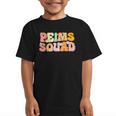 PEIMS Squad Groovy Back To School Women Appreciation Graphic Kid T-Shirt PEIMS Squad Groovy Back To School Women Appreciation Graphic Kid T-Shirt