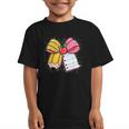 Pencil Coquette Bow Happy First Day Of School Back To School Graphic Kid T-Shirt Pencil Coquette Bow Happy First Day Of School Back To School Graphic Kid T-Shirt