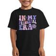 In My Principal Era Groovy School Headmaster Back To School Graphic Kid T-Shirt In My Principal Era Groovy School Headmaster Back To School Graphic Kid T-Shirt
