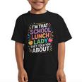 Proud Cafeteria Noun Definition Lunch Lady Back To School Graphic Kid T-Shirt