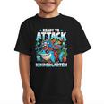 Ready To Attack Kindergarten Pirate Shark Back To School Graphic Kid T-Shirt