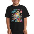 Ready To Crush 2nd Grade Back To School 2nd Grade Cat Kitten Graphic Kid T-Shirt
