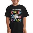 Im Ready To Crush 2nd Grade Boy Unicorn Back To School Graphic Kid T-Shirt Im Ready To Crush 2nd Grade Boy Unicorn Back To School Graphic Kid T-Shirt