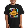 Ready To Tackle 3rd Grade Back To School Kids Football Graphic Kid T-Shirt Ready To Tackle 3rd Grade Back To School Kids Football Graphic Kid T-Shirt