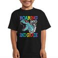 Roaring Into 2Nd Grade DinosaurRex Back To School Graphic Kid T-Shirt Roaring Into 2Nd Grade DinosaurRex Back To School Graphic Kid T-Shirt