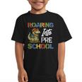 Roaring Into Preschool First Day Back To School Students Graphic Kid T-Shirt Roaring Into Preschool First Day Back To School Students Graphic Kid T-Shirt
