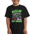 Rollin' Into 1st Grade Monster Truck Back To School Boys Graphic Kid T-Shirt Rollin' Into 1st Grade Monster Truck Back To School Boys Graphic Kid T-Shirt