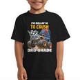 Rollin Crush Monster Truck Back To School 3rd Grade Boys Graphic Kid T-Shirt