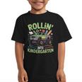 Rollin Into Kindergarten Monster Truck Back To School Graphic Kid T-Shirt Rollin Into Kindergarten Monster Truck Back To School Graphic Kid T-Shirt