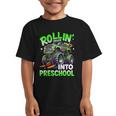 Rollin' Into Preschool Monster Truck Back To School Boys Graphic Kid T-Shirt