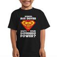 School Bus Driver Superhero Back To School Graphic Kid T-Shirt