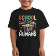 School Custodian Of Tiny Humans Back To School Janitor Graphic Kid T-Shirt School Custodian Of Tiny Humans Back To School Janitor Graphic Kid T-Shirt