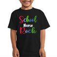School Nurse Rock Back To School -Funny Nurses School Graphic Kid T-Shirt School Nurse Rock Back To School -Funny Nurses School Graphic Kid T-Shirt