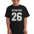Senior 26 Class Of 2026 Front Back Grad Back To School Graphic Kid T-Shirt Senior 26 Class Of 2026 Front Back Grad Back To School Graphic Kid T-Shirt