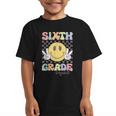 Sixth Grade Squad Smile Face 6th Grade Back To School Graphic Kid T-Shirt