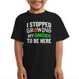 I Stopped Growing My Garden Back To School Gamer Tee Graphic Kid T-Shirt