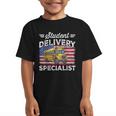 Students Delivery Specialist Back To School Bus Driver Graphic Kid T-Shirt