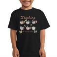 Teaching Is My Cup Of Tea Coquette Bow Floral Back To School Graphic Kid T-Shirt Teaching Is My Cup Of Tea Coquette Bow Floral Back To School Graphic Kid T-Shirt