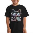 Third 3rd Grade Vibes Back To School Cute Cat Cute For Girls Graphic Kid T-Shirt Third 3rd Grade Vibes Back To School Cute Cat Cute For Girls Graphic Kid T-Shirt