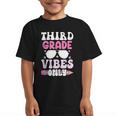 Third Grade 3rd Vibes Only Back To School Student Girl Graphic Kid T-Shirt Third Grade 3rd Vibes Only Back To School Student Girl Graphic Kid T-Shirt