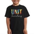 Unit Secretary Women Tie Dye Back To School Appreciation Day Graphic Kid T-Shirt