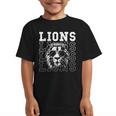 Vintage Lions School Spirit Fan Team Back To School Graphic Kid T-Shirt