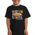 Welcome Back To School School Secretary Life Leopard Graphic Kid T-Shirt Welcome Back To School School Secretary Life Leopard Graphic Kid T-Shirt