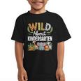 Wild About Kindergarten Back To School Jungle Theme Class Graphic Kid T-Shirt