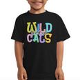 Wildcats School Spirit Groovy Back To School Girls Graphic Kid T-Shirt Wildcats School Spirit Groovy Back To School Girls Graphic Kid T-Shirt