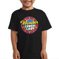 Wonder Lunch Lady Super Woman Power Superhero Back To School Graphic Kid T-Shirt