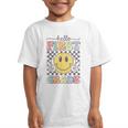1st Grade Team Back To School Hello First Grade Smile Face Graphic Kid T-Shirt 1st Grade Team Back To School Hello First Grade Smile Face Graphic Kid T-Shirt