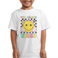5th Grade Vibes Girls Smile Face Back To School Fifth Grade Graphic Kid T-Shirt