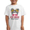 6th Grade Here I Come Messy Bun Hair Back To School Girls Graphic Kid T-Shirt 6th Grade Here I Come Messy Bun Hair Back To School Girls Graphic Kid T-Shirt