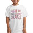 Back To School Coquette Bow Pencil School Students Girls Graphic Kid T-Shirt Back To School Coquette Bow Pencil School Students Girls Graphic Kid T-Shirt