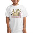 Back To School Hello Second 2nd Grade Leopard Pencil Girl Graphic Kid T-Shirt