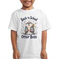 Back To School Like An Otter Boss Cute First Day Of School Graphic Kid T-Shirt Back To School Like An Otter Boss Cute First Day Of School Graphic Kid T-Shirt