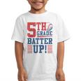 Baseball Fifth Grade Back To School 5th Grade Batter Up Graphic Kid T-Shirt Baseball Fifth Grade Back To School 5th Grade Batter Up Graphic Kid T-Shirt