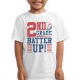 Baseball Second Grade Back To School 2nd Grade Batter Up Graphic Kid T-Shirt Baseball Second Grade Back To School 2nd Grade Batter Up Graphic Kid T-Shirt