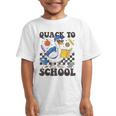 Boys Kid Back To School Goose Quackers Quack To School Graphic Kid T-Shirt Boys Kid Back To School Goose Quackers Quack To School Graphic Kid T-Shirt
