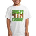 Creepin’ Into 4th Grade Kids Boy Gamer Pixel Back To School Performance Graphic Kid T-Shirt