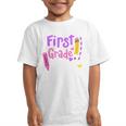 First Grade Diva Welcome Back To School 1st Grade Kids Performance Graphic Kid T-Shirt
