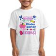 Kids Back To School Here I Come Kindergarten Girls TK Grad Graphic Kid T-Shirt Kids Back To School Here I Come Kindergarten Girls TK Grad Graphic Kid T-Shirt