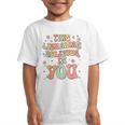 This Librarian Believes In You Groovy Back To School Graphic Kid T-Shirt