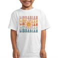 Librarian Retro Find Me At The Library Back To School Graphic Kid T-Shirt Librarian Retro Find Me At The Library Back To School Graphic Kid T-Shirt