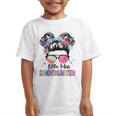 Little Miss Kindergarten Girls Kids Back To School Kinder Graphic Kid T-Shirt