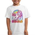 Pre-K Squad Flossing Unicorn Back To School Girls Premium Tri-Blend Graphic Kid T-Shirt