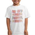 In My Preschool Era Retro Cute Groovy Pre K Back To School Graphic Kid T-Shirt