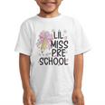 Preschool Little Miss Back To School Girls Kids Preschool Graphic Kid T-Shirt