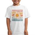Retro Kindergarten Daisy Colorful Back To School Student Kid Graphic Kid T-Shirt Retro Kindergarten Daisy Colorful Back To School Student Kid Graphic Kid T-Shirt