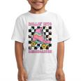 Rolling Into Kindergarten Roller Skating Girl Back To School Graphic Kid T-Shirt